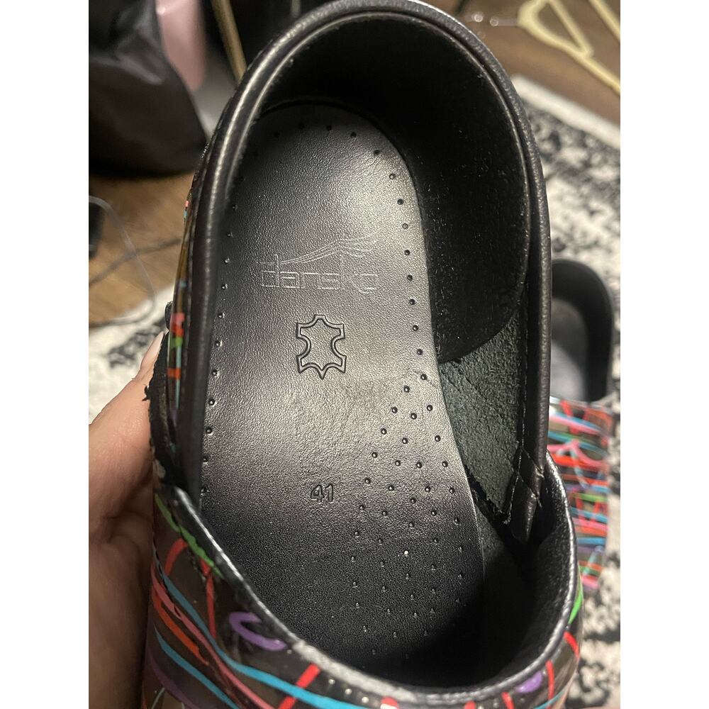 Dansko Professional Women's Clog Streamers Patent Leather Size 41 - Picture 7 of 7